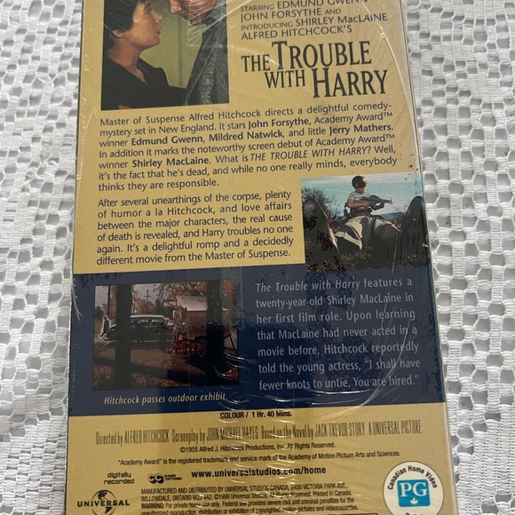 The Trouble With Harry VHS PG - Picture 3 of 3